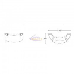 Conjunto de Balcão bar com luz