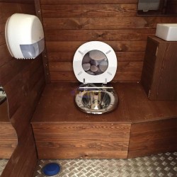 WC portátil de madeira