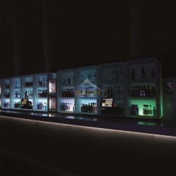 Light bottle rack