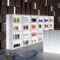 Illuminated bottle rack, Frozen