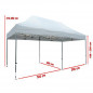 Carpa Plegable Aluminio 3x6-Ignifugo