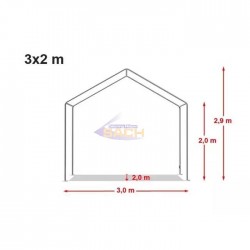 Carpa 3x2 PE