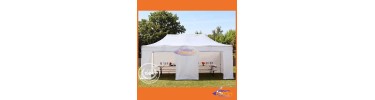 Tenda dobrável em alumínio 3x6-Ignifugo