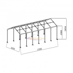 Carpa 6x12