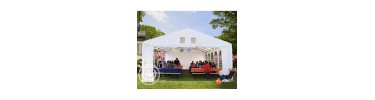 Tienda de fiesta XXL de 8x8 m