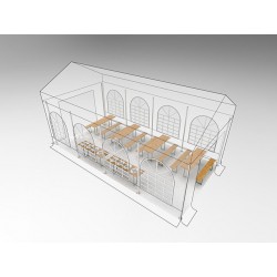 Carpa ignifuga XXL 4x8 m
