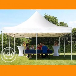 Tenda dobrável 5x5 m PROFESSIONAL Alumínio 50 mm, retardante de fogo.