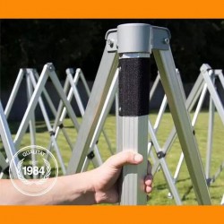 Tenda dobrável 5x5 m PROFESSIONAL Alumínio 50 mm, retardante de fogo.