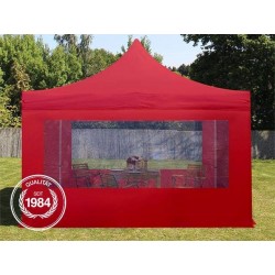 3x3m PopUp Fire proff-Gazebo Aluminium 40 mm