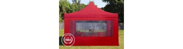 3x3m PopUp Fire proff-Gazebo Aluminium 40 mm