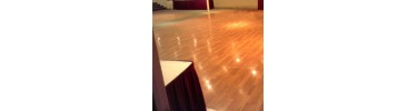 Pista de baile de madera5x5