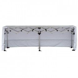Folding aluminum counter