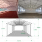 Carpa XXL 8x20 m, ignífugo Carpa XXL 8x20 m, ignífugo