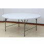 Mesa plegable redonda 180cm