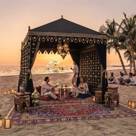 Square Maghrebi-Style Tent