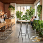 Mesa Bistro Cocktail Plegable MDF Espiga Sin PVC | GrupoSach