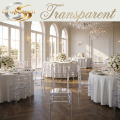 Cadeira de Eventos Tiffany Monobloco | Resina K e UV | GrupoSach