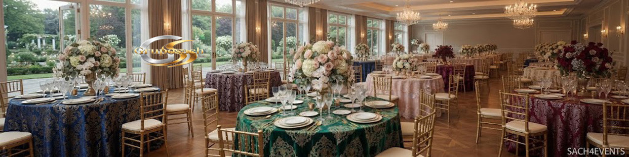 Mantelería y Decoración de Mesas para Eventos | SACH4EVENTS